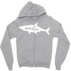 Auntie Shark Zipper Hoodie