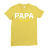 papa Ladies Fitted T-Shirt