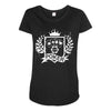 poker Maternity Scoop Neck T-shirt