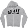 Say Cheese Zipper Hoodie