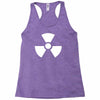 biohazard logo die cut vinyl Racerback Tank