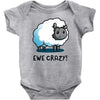 ewe crazy Baby Bodysuit
