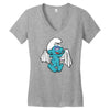 three apples tall Women's V-Neck T-Shirt