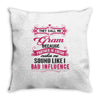 they call me gram partner in crime Throw Pillow