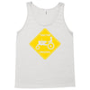 tractor crossing farmer's road warning sign Tank Top