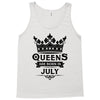 Queens Are Born In July Tank Top