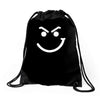 bon jovi smirk logo rock metal band Drawstring Bags