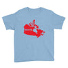 Canada Continent Roots Youth Tee