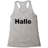 hallo Racerback Tank