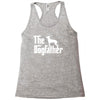 the dogfather italian greyhound white Racerback Tank