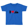 i love jet ski racing Toddler T-shirt