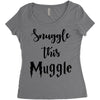 Snuggle this Muggle Women's Triblend Scoop T-shirt