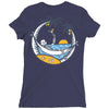 skull summer Ladies Fitted T-Shirt