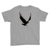 black raven with red eye Youth Tee