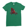 mushroom eater Ladies Fitted T-Shirt