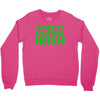 world's okayest irish Crewneck Sweatshirt