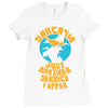 sarcasm Ladies Fitted T-Shirt