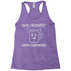 over caffeinated Racerback Tank