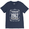 vintage made in 1967 perfectly aged a living legend V-Neck Tee