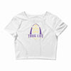 thug life Crop Top