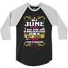 i am a june women 3/4 Sleeve Shirt