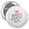 The World's Greatest Mom Pin-back button