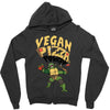 vegan pizza power Zipper Hoodie