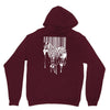 banksy street art zebra bar code Unisex Hoodie