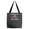 case ih red tractor boy comin' through Tote Bags