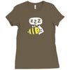 slumbeer bee Ladies Fitted T-Shirt