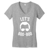 lets boo boo Women's V-Neck T-Shirt