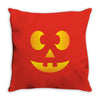 funny halloween jack o lantern kids Throw Pillow