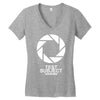 test subject 2 Women's V-Neck T-Shirt
