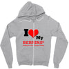 i love my bernina Zipper Hoodie