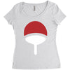 uchiha clan symbol crest   anime itachi sasuke naruto cosplay gift tee Women's Triblend Scoop T-shirt