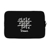 tic tac toe draw Laptop sleeve