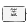 bridget jones is my spirit animal Laptop sleeve