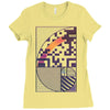 once golden Ladies Fitted T-Shirt