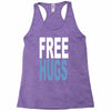funny t shirts free hugs adult Racerback Tank