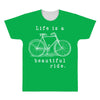 life is a beautiful ride All Over Men's T-shirt