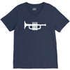 trumpet funny jazz music new V-Neck Tee