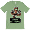 groot grow strong galaxy gym fitness mashup T-Shirt