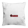 Fuck Cancer Deadpool Throw Pillow