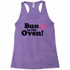 Bun in the Oven with Heart Baby Girl Racerback Tank