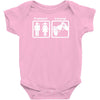 problem l&ouml;sung zocken lustig funny Baby Onesie
