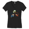 dragon puff z [converted] Women's V-Neck T-Shirt