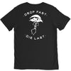 drop fast die last back V-Neck Tee