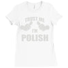 trust me i'm polish Ladies Fitted T-Shirt