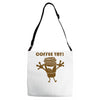 coffee yay Adjustable Strap Totes
