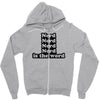 nerd is the word Zipper Hoodie